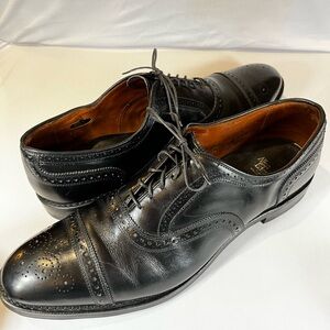Allen Edmonds Strand Oxfords size 16 Men's Black Leather Dress Shoes